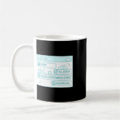 Mug Géek Informatique Manger Dormir Skateboard Répéter (Gauche)