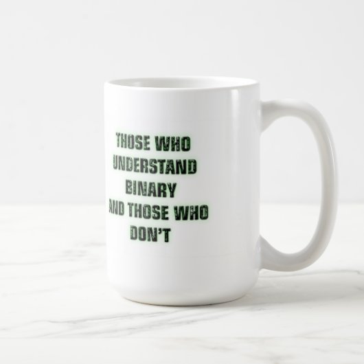 Mug Geek - plaisanterie binaire (Droite)