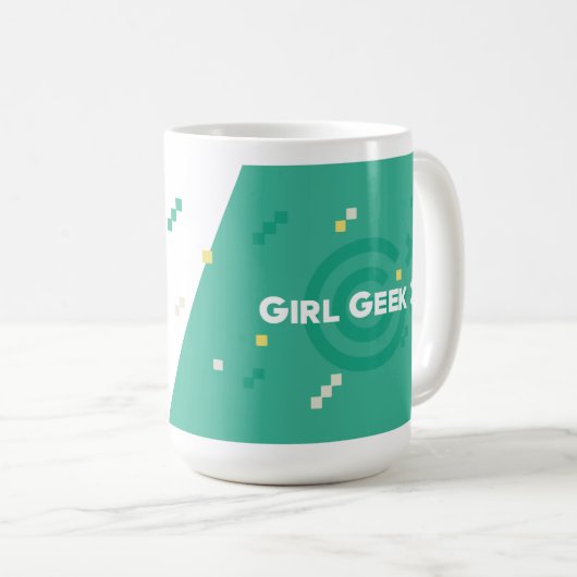 Mug Geek X :  Ascensez à mesure que vous grimpez 15 oz (Devant droit)