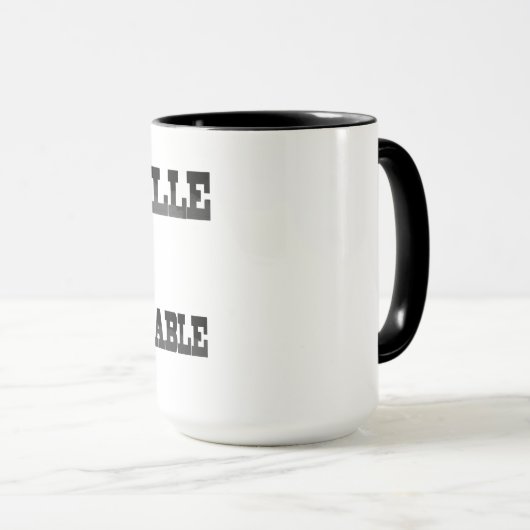 Mug Geeksville Caffeinater (Devant droit)