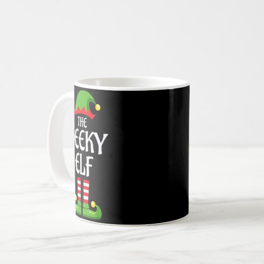 Mug Geeky Elf Family Matching Group Christmas Geek (Devant gauche)
