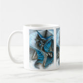 Mug Geisha dans le bleu (Gauche)
