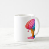 Mug Gel du cerveau : Les idées douces fondent rapideme (Devant droit)