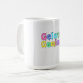 Mug Gelato Genius. (Devant gauche)