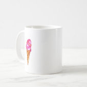 Mug gelée de crème glacée art alimentaire mignon (Devant gauche)