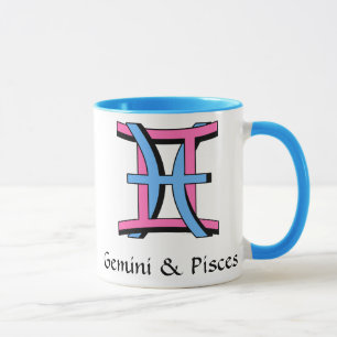 Mug Gémeaux et Poissons PkBl