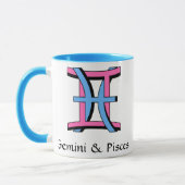 Mug Gémeaux et Poissons PkBl (Gauche)