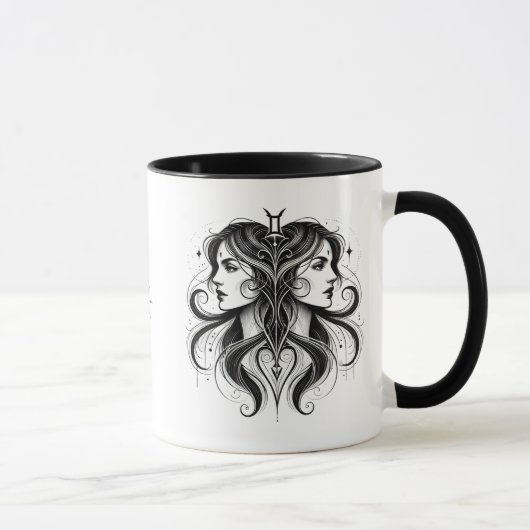 Mug Gémeaux Symbole Jumeau Astrologie (Droite)