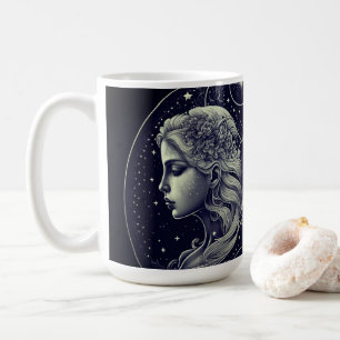 Mug Gémeaux zodiaque noir et or