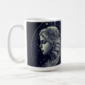 Mug Gémeaux zodiaque noir et or (Gauche)