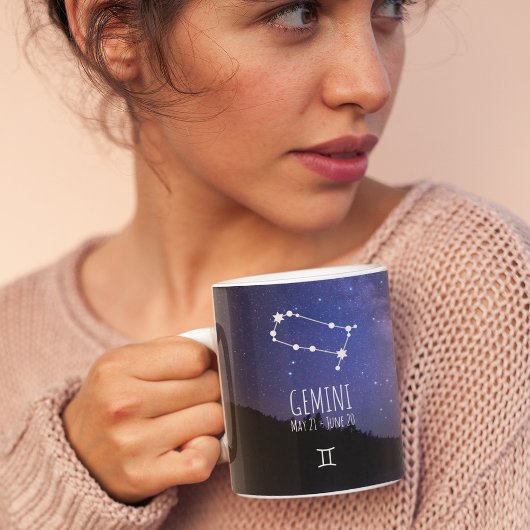 Mug Gemini | Constellation Zodiaque personnalisée