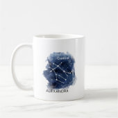 Mug Gemini Starry Night Constellation Custom Name  (Gauche)