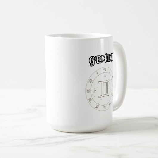 Mug gemini zodiac (Devant droit)