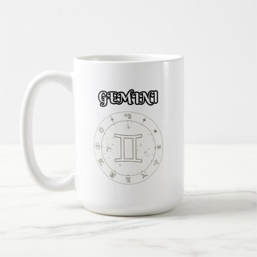 Mug gemini zodiac (Gauche)