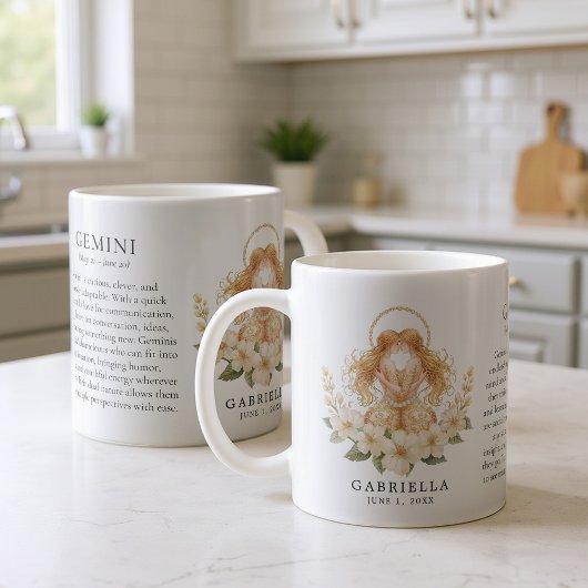 Mug Gemini Zodiac Sign Horoscope Personalized Gift