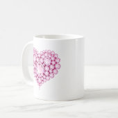 Mug Gemmes cardiaques à quartz rose (Devant gauche)