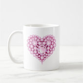 Mug Gemmes cardiaques à quartz rose (Gauche)