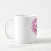 Mug Gemmes cardiaques à quartz rose (Gauche)