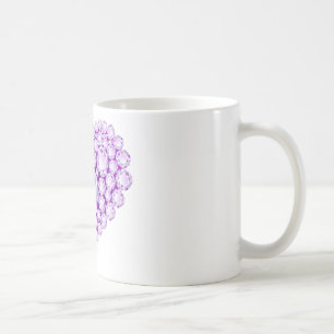 Mug Gemmes cardiaques d'méthyste