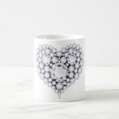 Mug Gemmes de coeur de diamants (Centre)