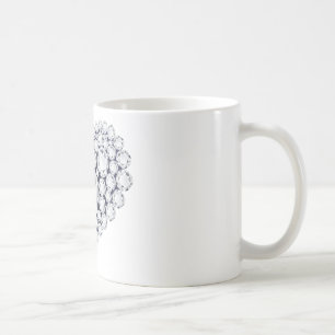 Mug Gemmes de coeur de diamants