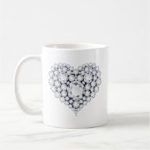 Mug Gemmes de coeur de diamants (Gauche)