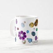 Mug Gemmes sur le blanc (Devant gauche)