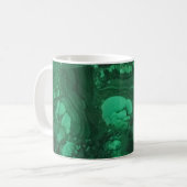 Mug Gemstone Photo Vert Brillant Flèche Abstraite (Devant gauche)