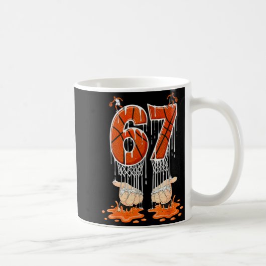 Mug Gen Alpha Slang Kids 67 Basketball Ice Cream Drip  (Droite)