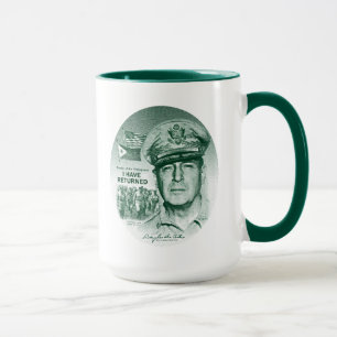 Mug Gen. MacArthur I sont retournés (la copie verte)