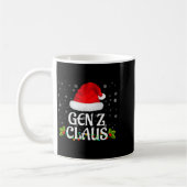 Mug Gen Z Claus Christmas Lights Santa Pajama Family M (Gauche)