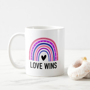 Mug Genderfluide Rainbow Love Wins