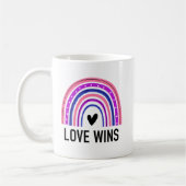 Mug Genderfluide Rainbow Love Wins (Gauche)