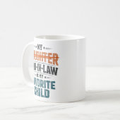 Mug Gendre Drôle Enfant Préféré (Devant gauche)