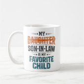 Mug Gendre Drôle Enfant Préféré (Gauche)