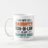Mug Gendre Drôle Enfant Préféré (Gauche)