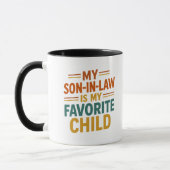 Mug Gendre drôle est l'enfant préféré (Gauche)
