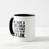 Mug Gendre enfant préféré drôle (Devant gauche)