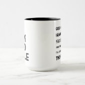 Mug Généalogie Prière de Sérénité et "Je recherche des (Centre)