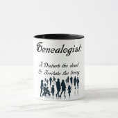 Mug généalogique amusant (Centre)