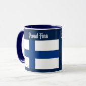 Mug généalogique fière Finn (Devant gauche)