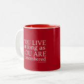 Mug généalogique (rouge) (Devant gauche)
