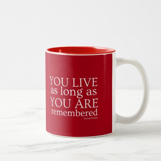 Mug généalogique (rouge) (Droit)