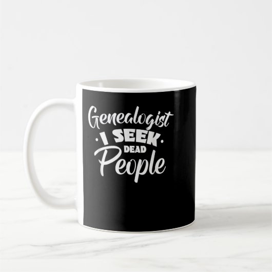 Mug Généalogiste de famille Cadeau savoir quelle branc (Gauche)
