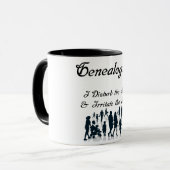 Mug Généalogiste drôle (Devant gauche)