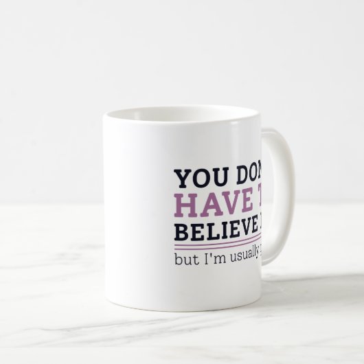 Mug Généralement correct (Devant droit)