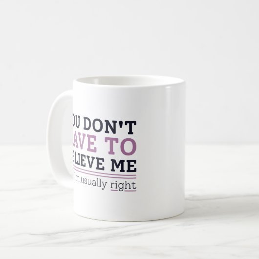 Mug Généralement correct (Devant gauche)