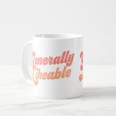 Mug Généralement plausible ? Parle au monde ! (Devant gauche)