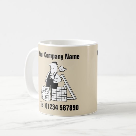 Mug Généralités Générale offrant des services de const (Devant gauche)