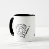 Mug Génération X Apollo 11 (Devant gauche)